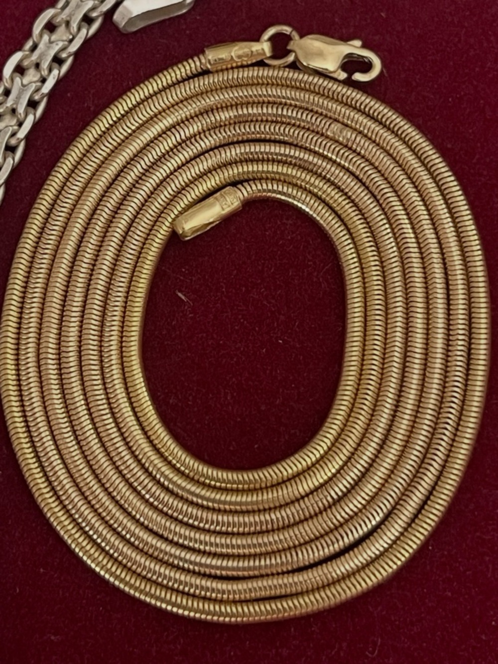 Gold Snake Chain Necklace - Women Jewelry